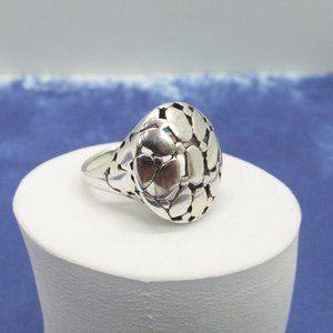 925 Vintage Brutalist Ring